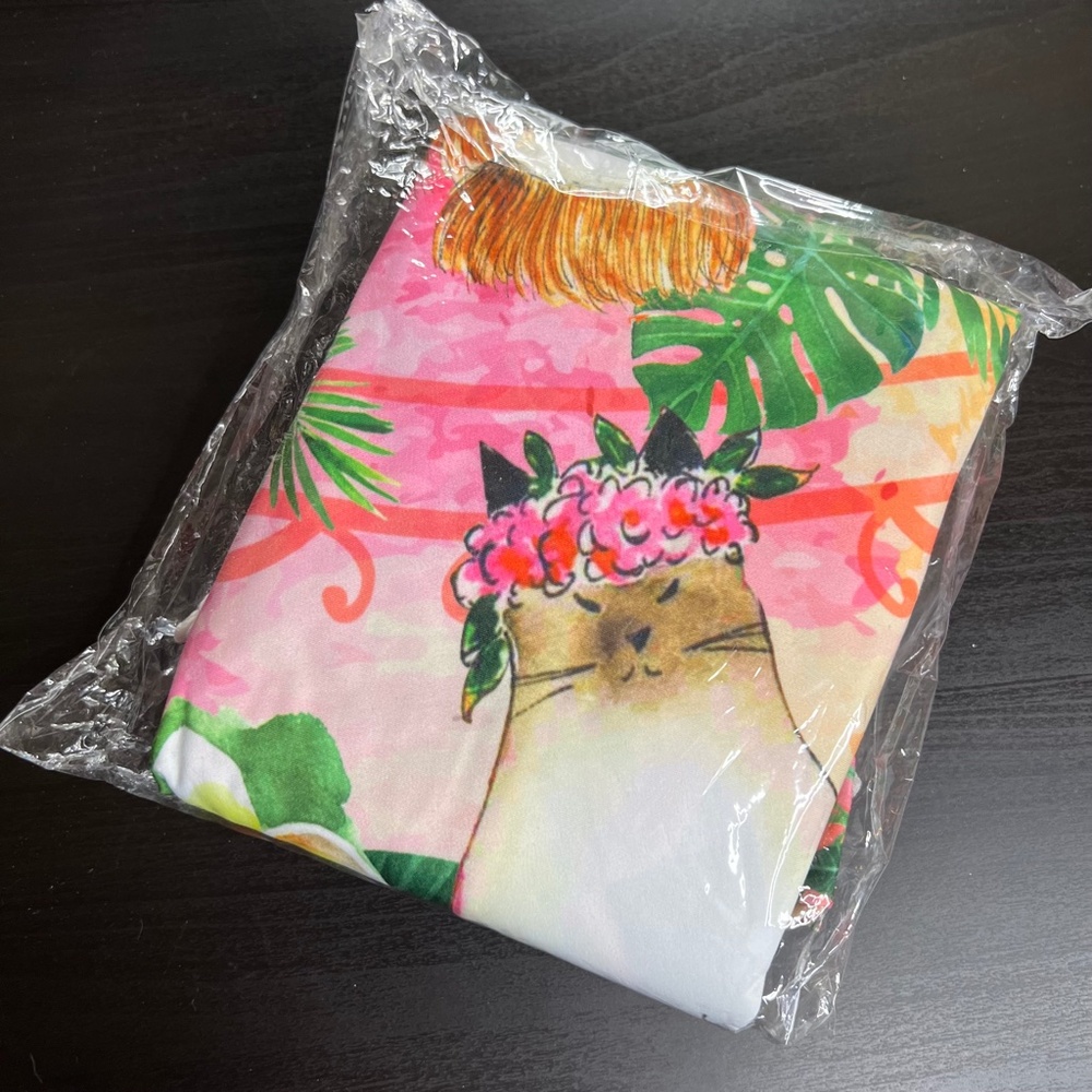 Hula Cats Beach Roundie BNIB - Picture 3 of 5